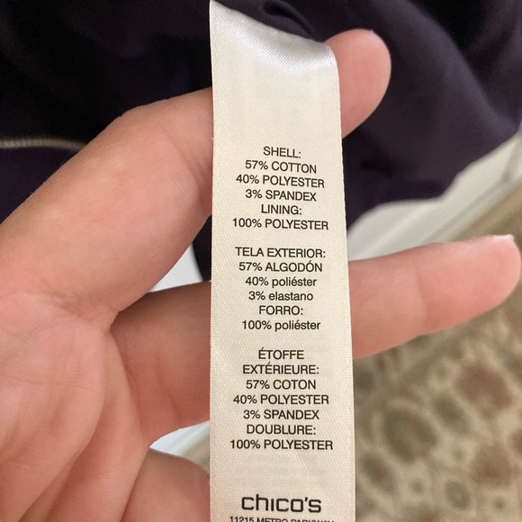 NWT - Chico’s Lace Side Zip Up Jacket - Picture 7 of 10